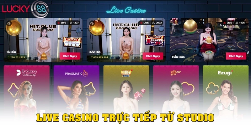 Casino trực tiếp từ studio