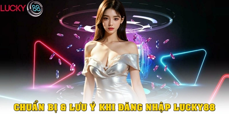 Chuẩn bị & lưu ý khi đăng nhập Lucky88